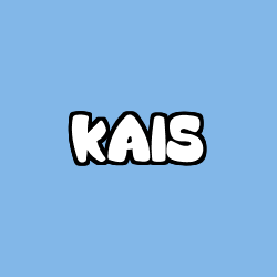 Coloring page first name KAIS