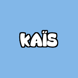 Coloring page first name KAÏS