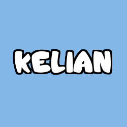 Coloring page first name KELIAN