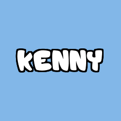 Coloring page first name KENNY