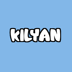 Coloring page first name KILYAN