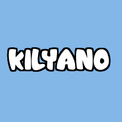 Coloring page first name KILYANO