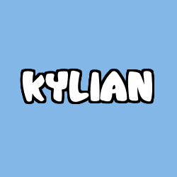 Coloring page first name KYLIAN