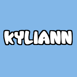 Coloring page first name KYLIANN