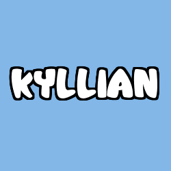 Coloring page first name KYLLIAN