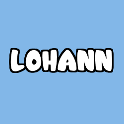 Coloring page first name LOHANN