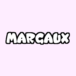 Coloring page first name MARGAUX