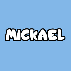 Coloring page first name MICKAEL