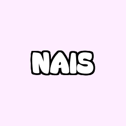 Coloring page first name NAIS