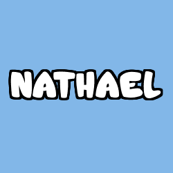 Coloring page first name NATHAEL