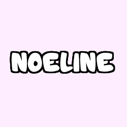 Coloring page first name NOELINE