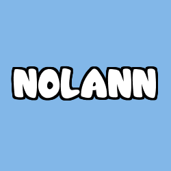Coloring page first name NOLANN