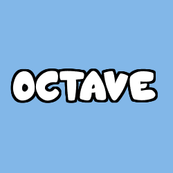 Coloring page first name OCTAVE