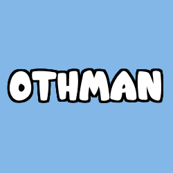 Coloring page first name OTHMAN