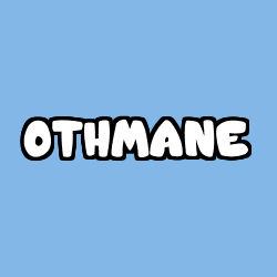 Coloring page first name OTHMANE