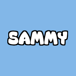 Coloring page first name SAMMY