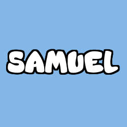 Coloring page first name SAMUEL