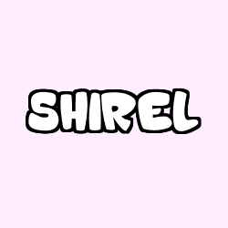 Coloring page first name SHIREL