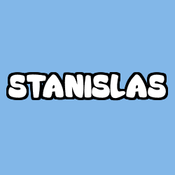 Coloring page first name STANISLAS