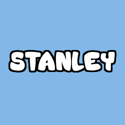 Coloring page first name STANLEY