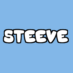 Coloring page first name STEEVE