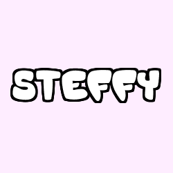 Coloring page first name STEFFY