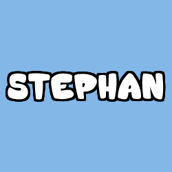 Coloring page first name STEPHAN