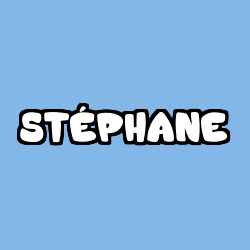 Coloring page first name STÉPHANE