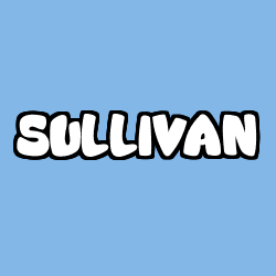Coloring page first name SULLIVAN