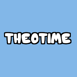 Coloring page first name THEOTIME