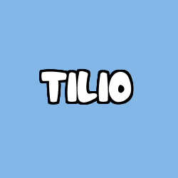 Coloring page first name TILIO