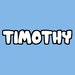 Coloring page first name TIMOTHY