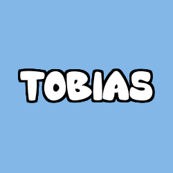 Coloring page first name TOBIAS