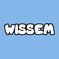 Coloring page first name WISSEM