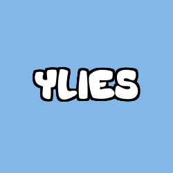 Coloring page first name YLIES