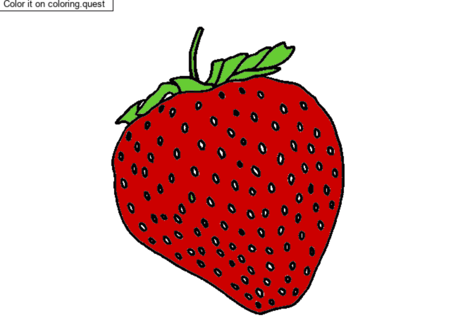 Strawberry by un invité coloring
