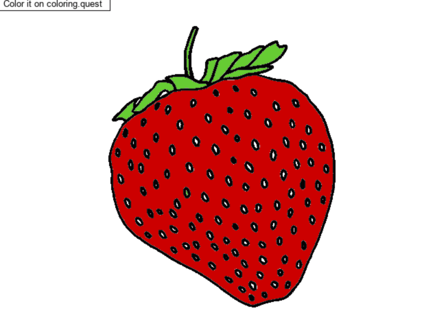 Strawberry coloring