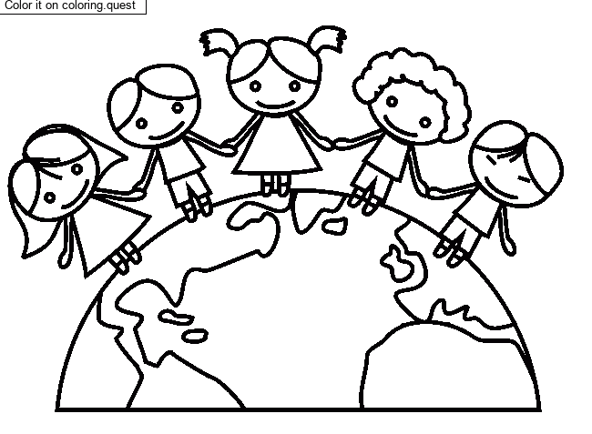 All friends! coloring